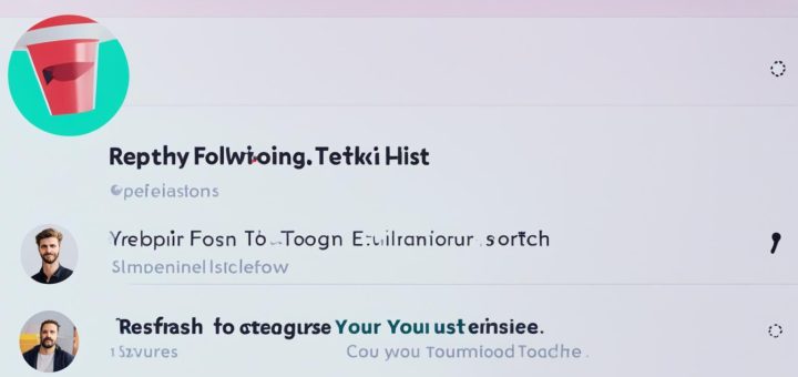 tiktok following page not updating
